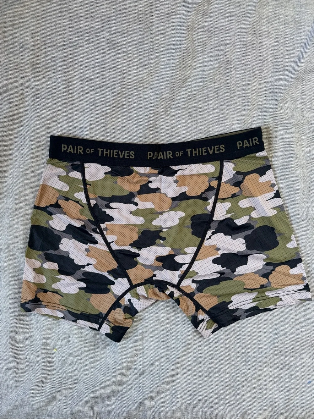 NWOT Pair of Thieves Men's Camo Boxer Briefs - Green Multi